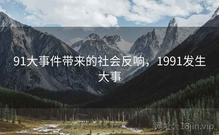 91大事件带来的社会反响，1991发生大事
